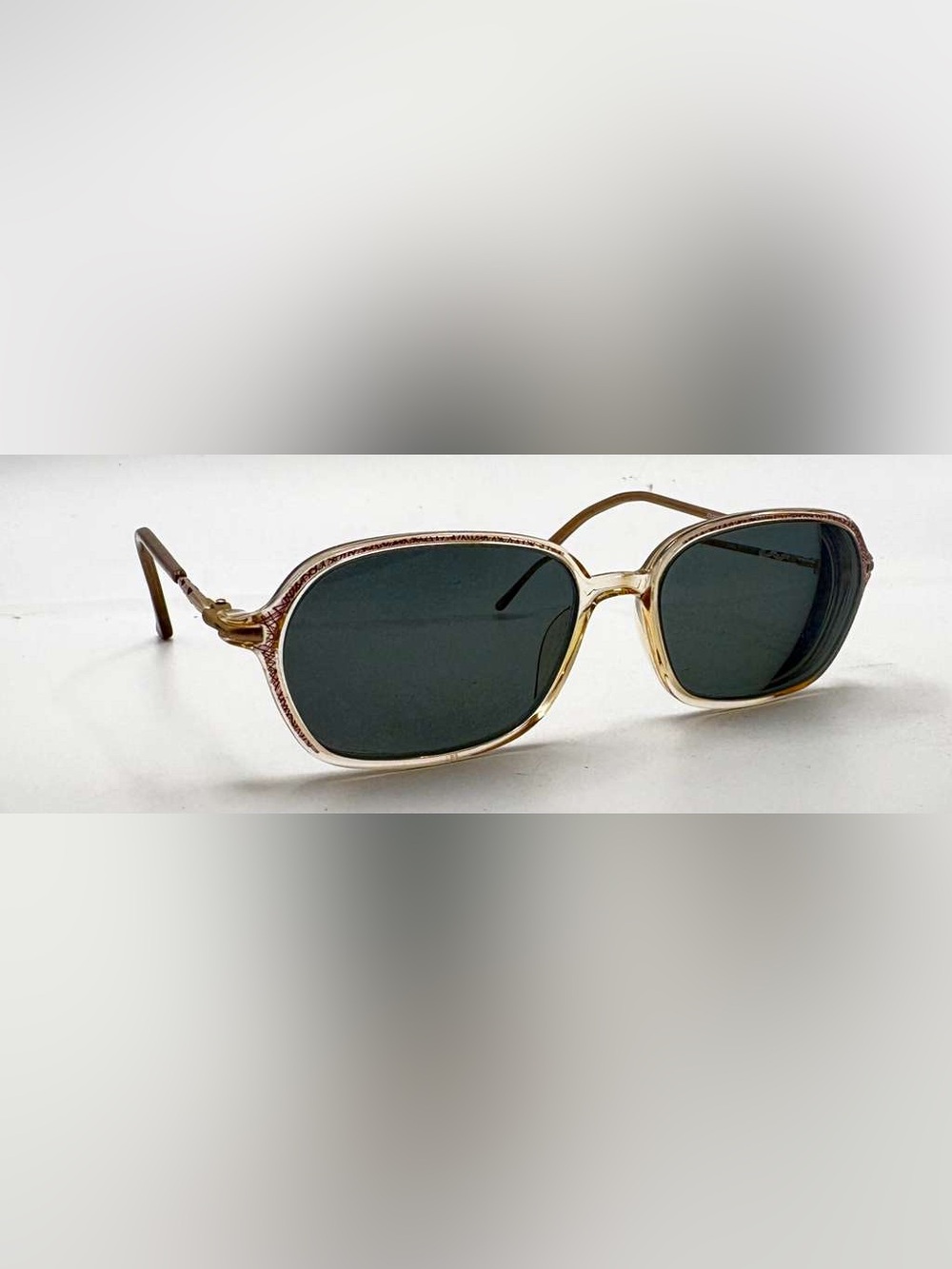 EN3655S Brown Oval Sunglasses Frames Only